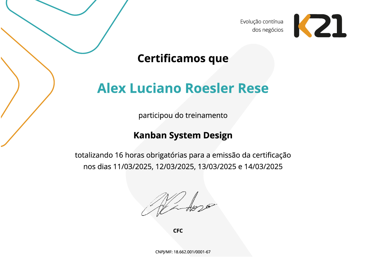 Certificado K21